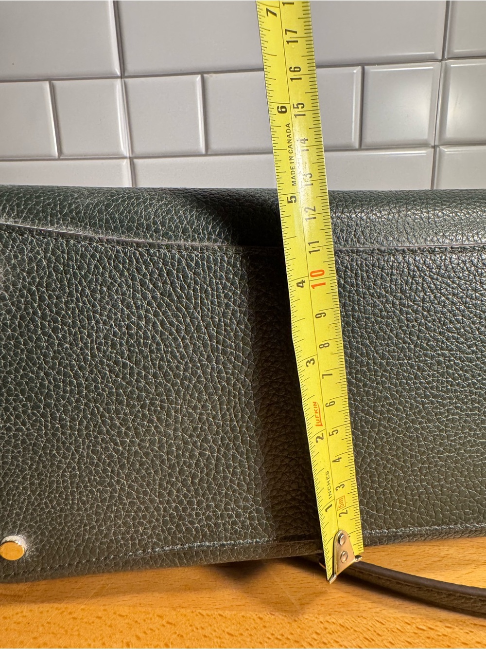 Kate Spade New York Leila Medium Triple Compartment Satchel Emerald Green - Picture 11 of 16